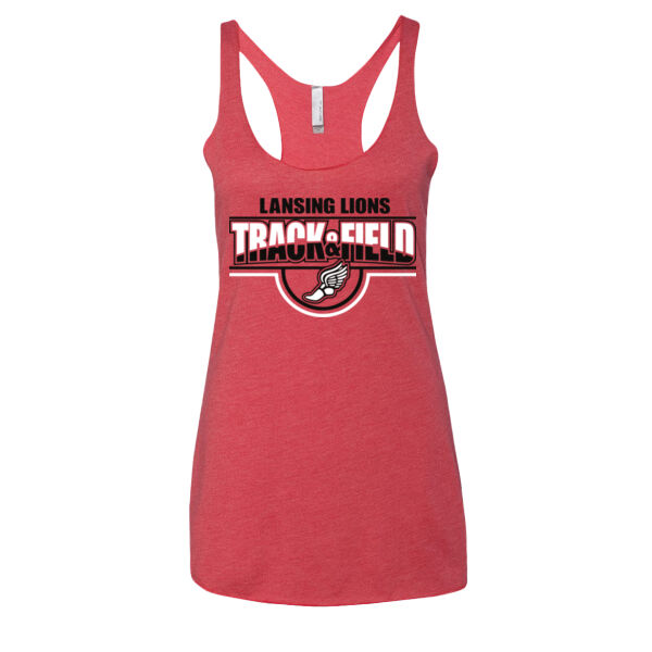 Lansing Track & Field - Women’s Triblend Racerback Tank Thumbnail
